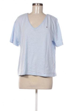 Damski T-shirt Tommy Hilfiger, Rozmiar L, Kolor Niebieski, Cena 269,99 zł