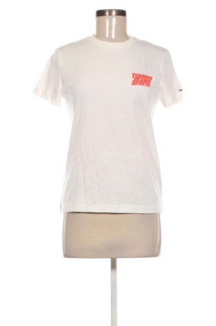 Damski T-shirt Tommy Jeans, Rozmiar S, Kolor Biały, Cena 158,99 zł