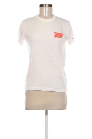 Damski T-shirt Tommy Jeans, Rozmiar S, Kolor Biały, Cena 111,99 zł, #135714448