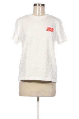 Damen T-Shirt Tommy Jeans, Größe L, Farbe Weiß, Preis € 51,99