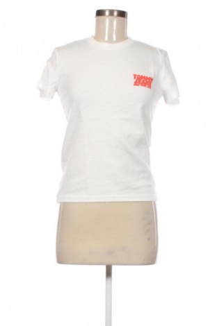 Γυναικείο t-shirt Tommy Jeans, Μέγεθος XS, Χρώμα Λευκό, Τιμή 22,99 €