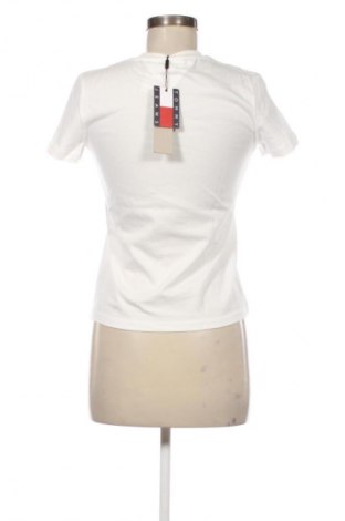 Γυναικείο t-shirt Tommy Jeans, Μέγεθος XS, Χρώμα Λευκό, Τιμή 22,99 €
