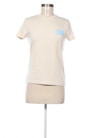 Tricou de femei Tommy Jeans, Mărime S, Culoare Bej, Preț 259,99 Lei