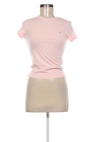 Γυναικείο t-shirt Tommy Jeans, Μέγεθος XS, Χρώμα Ρόζ , Τιμή 31,99 €, #135751319