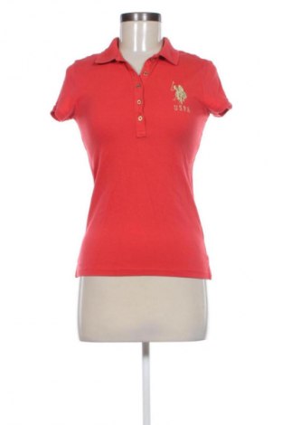 Дамска тениска U.S. Polo Assn., Размер XS, Цвят Червен, Цена 21,00 €