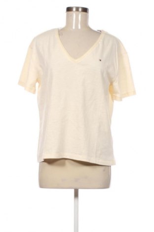 Damski T-shirt Tommy Hilfiger, Rozmiar M, Kolor Beżowy, Cena 258,99 zł