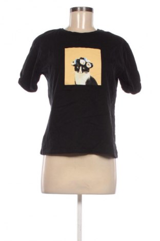 Дамска тениска Zara, Размер M, Цвят Черен, Цена 6,13 €