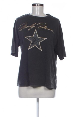 Γυναικείο t-shirt Zara, Μέγεθος L, Χρώμα Γκρί, Τιμή 13,99 €