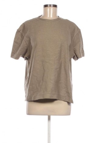 Damski T-shirt Zara, Rozmiar S, Kolor Brązowy, Cena 24,99 zł