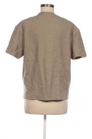 Damski T-shirt Zara, Rozmiar S, Kolor Brązowy, Cena 24,99 zł