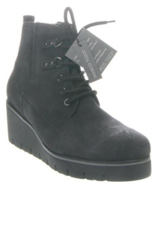 Damskie botki Marco Tozzi, Rozmiar 41, Kolor Niebieski, Cena 471,55 zł