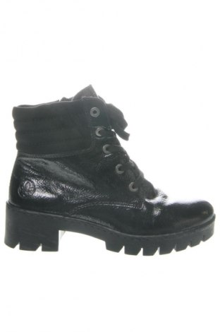 Botine de damă Rieker, Mărime 41, Culoare Negru, Preț 302,37 Lei