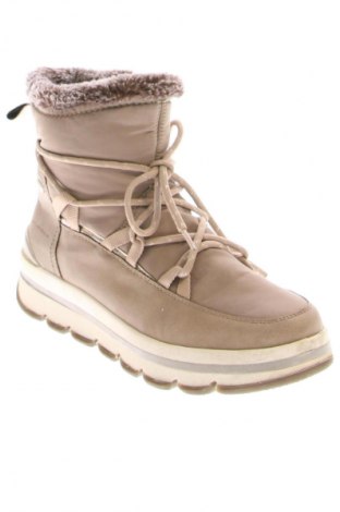 Γυναικεία μποτάκια Tom Tailor, Μέγεθος 40, Χρώμα  Μπέζ, Τιμή 58,00 €