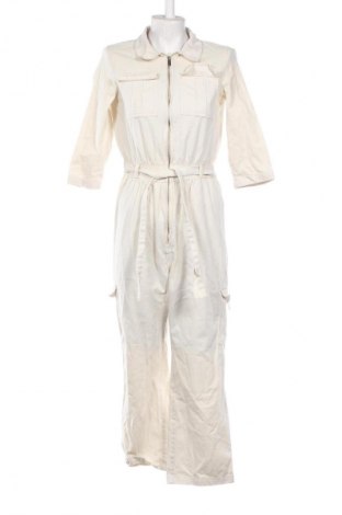 Дамски дълъг гащеризон H&M Divided, Размер S, Цвят Екрю, Цена 25,00 €