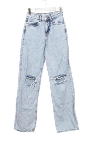 Damskie jeansy NA-KD, Rozmiar XS, Kolor Niebieski, Cena 110,99 zł