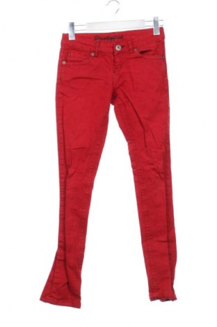 Dámské džíny  Punky Fish, Velikost S, Barva Červená, Cena  425,00 Kč