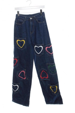 Blugi de femei SHEIN, Mărime XS, Culoare Albastru, Preț 91,99 Lei