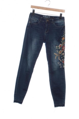 Damskie jeansy Sublevel, Rozmiar S, Kolor Niebieski, Cena 78,99 zł