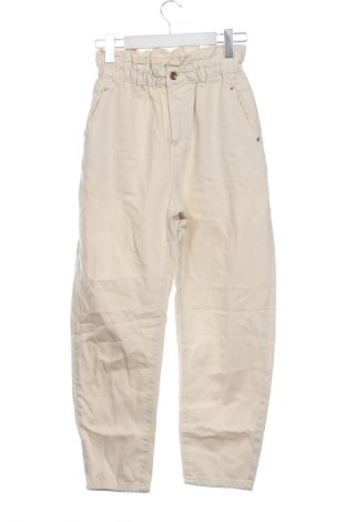Blugi de femei Zara, Mărime XXS, Culoare Ecru, Preț 85,99 Lei