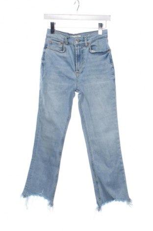 Дамски дънки Zara, Размер XS, Цвят Син, Цена 14,00 €