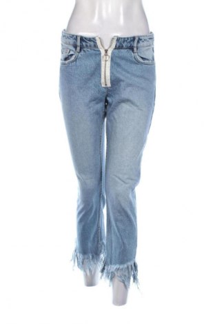 Blugi de femei Zara, Mărime S, Culoare Albastru, Preț 85,99 Lei