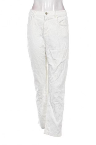 Γυναικείο κοτλέ παντελόνι C&A, Μέγεθος L, Χρώμα Λευκό, Τιμή 6,99 €