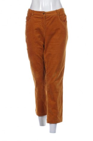 Pantaloni de velvet de femei Collection L, Mărime L, Culoare Portocaliu, Preț 91,99 Lei