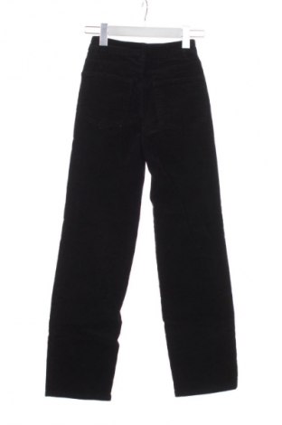 Γυναικείο κοτλέ παντελόνι H&M, Μέγεθος XS, Χρώμα Μαύρο, Τιμή 15,00 €