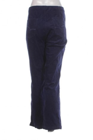 Γυναικείο κοτλέ παντελόνι Helena Vera, Μέγεθος XL, Χρώμα Μπλέ, Τιμή 29,99 €
