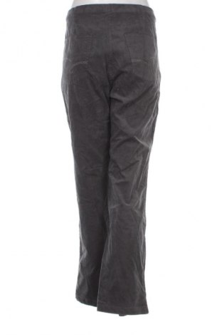 Γυναικείο κοτλέ παντελόνι Helena Vera, Μέγεθος XL, Χρώμα Γκρί, Τιμή 28,99 €