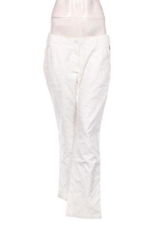 Γυναικείο κοτλέ παντελόνι Helena Vera, Μέγεθος XL, Χρώμα Λευκό, Τιμή 10,99 €