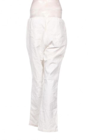 Γυναικείο κοτλέ παντελόνι Helena Vera, Μέγεθος XL, Χρώμα Λευκό, Τιμή 10,99 €