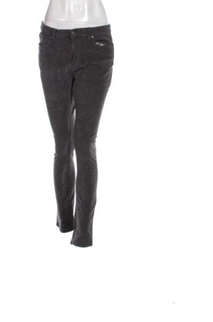 Γυναικείο κοτλέ παντελόνι Hema, Μέγεθος L, Χρώμα Γκρί, Τιμή 8,99 €