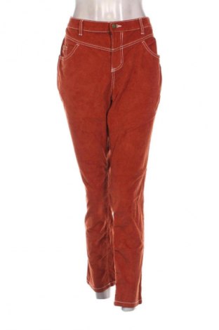 Γυναικείο κοτλέ παντελόνι John Baner, Μέγεθος L, Χρώμα Πορτοκαλί, Τιμή 10,99 €