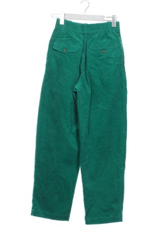 Γυναικείο κοτλέ παντελόνι Marni X Uniqlo, Μέγεθος XS, Χρώμα Πράσινο, Τιμή 18,99 €