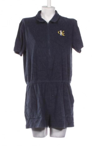 Дамски къс гащеризон Calvin Klein, Размер XL, Цвят Син, Цена 10,73 €
