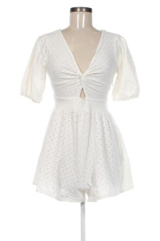 Дамски къс гащеризон Clockhouse, Размер S, Цвят Бял, Цена 6,13 €