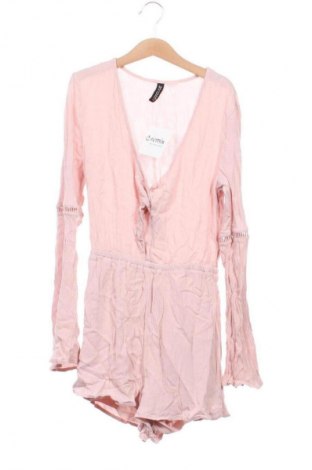 Dámská krátká kombinéza  H&M Divided, Velikost XXS, Barva Popelavě růžová, Cena  567,00 Kč