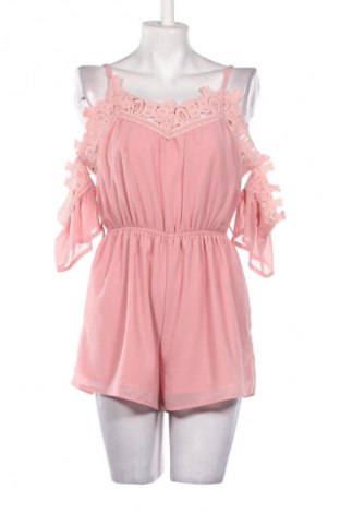 Дамски къс гащеризон Unbranded, Размер S, Цвят Пепел от рози, Цена 20,45 €