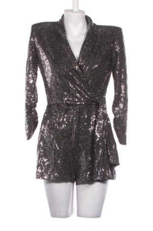 Salopetă scurtă de damă Zara, Mărime S, Culoare Argintiu, Preț 107,99 Lei, #135652444