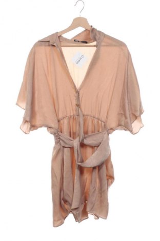 Women's short jumpsuit Zara, Μέγεθος L, Χρώμα Καφέ, Τιμή 17,00 €