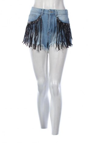 Дамски къс панталон SHEIN, Размер M, Цвят Син, Цена 10,00 €