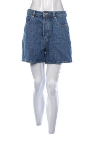 Pantaloni scurți de femei Zara, Mărime L, Culoare Albastru, Preț 67,99 Lei