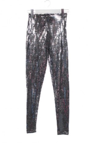 Γυναικείο κολάν Gaia Gaia, Μέγεθος XS, Χρώμα Ασημί, Τιμή 11,99 €