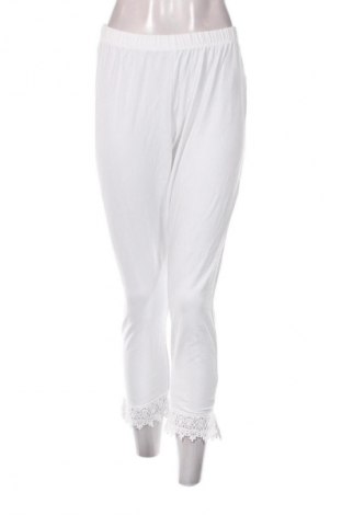 Γυναικείο κολάν Ulla Popken, Μέγεθος L, Χρώμα Λευκό, Τιμή 16,99 €