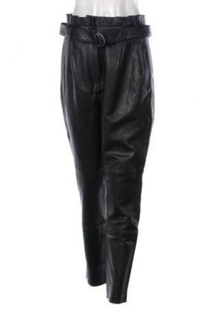 Дамски кожен панталон Selected Femme, Размер M, Цвят Черен, Цена 94,14 €