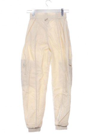 Damskie spodnie Bershka, Rozmiar XXS, Kolor ecru, Cena 79,15 zł