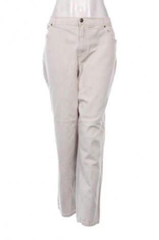 Γυναικείο παντελόνι Gloria Vanderbilt, Μέγεθος XXL, Χρώμα Εκρού, Τιμή 17,99 €