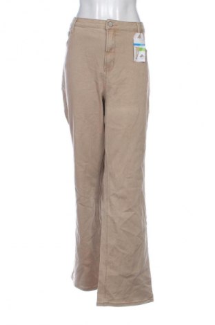 Γυναικείο παντελόνι Unbranded, Μέγεθος 3XL, Χρώμα  Μπέζ, Τιμή 10,99 €