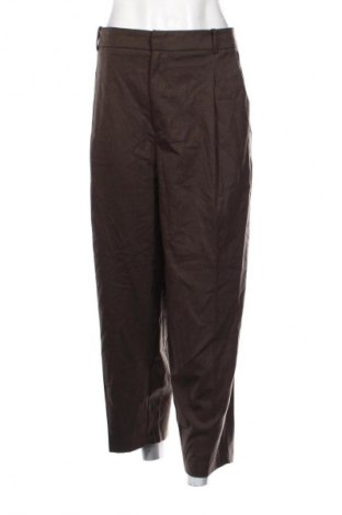 Дамски панталон Zara, Размер XL, Цвят Кафяв, Цена 14,31 €